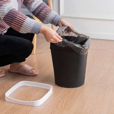 Trade guarantee household dustbin round recycling bins garbage trash bin